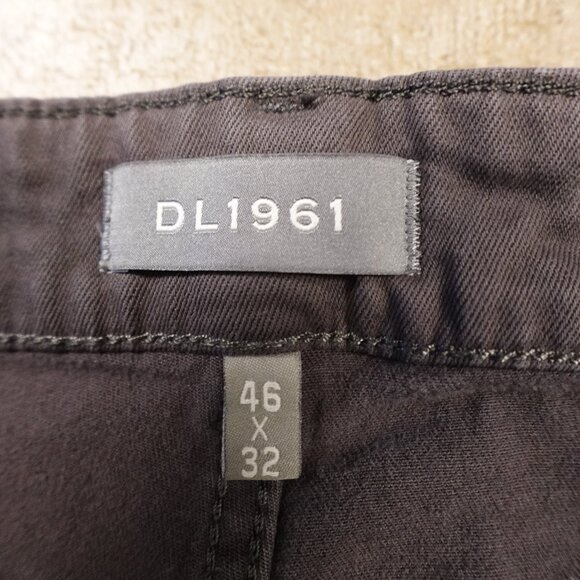 DL1961 Avery Modern Straight Men’s 46x32 Slate Gray Stretch Denim - Picture 3 of 11